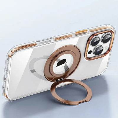 Eason Tora Clear Ring Stand Case - iPhone
