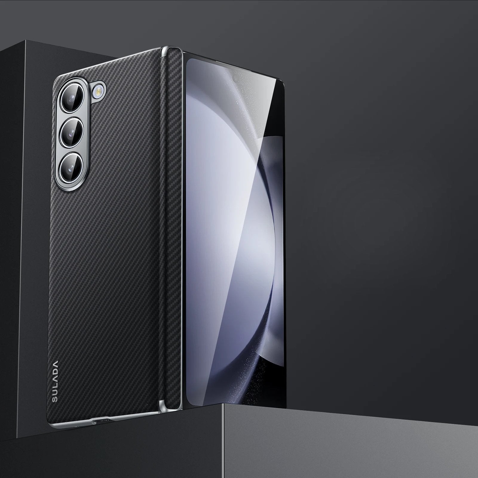 Galaxy Z Fold Series Luxury Carbon Fiber Magnetic Case