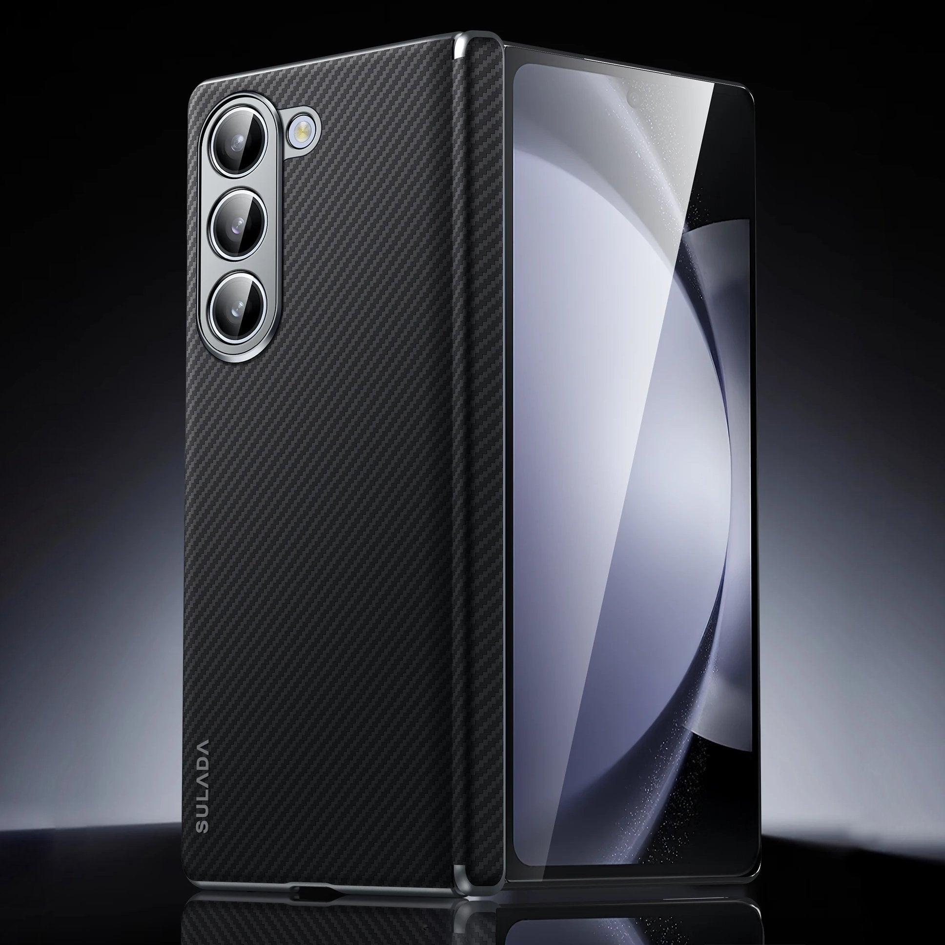 Galaxy Z Fold Series Luxury Carbon Fiber Magnetic Case