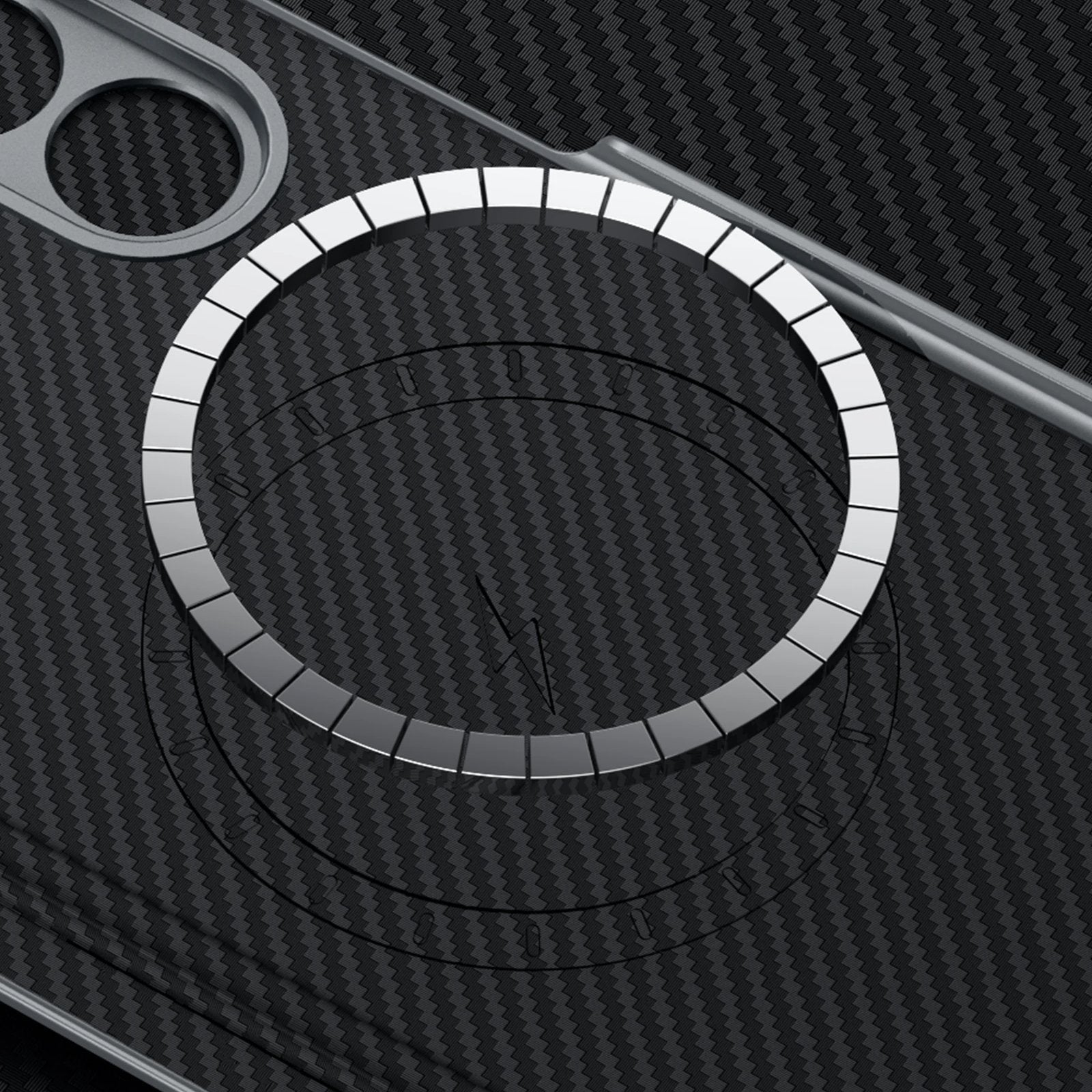 Galaxy Z Fold Series Luxury Carbon Fiber Magnetic Case