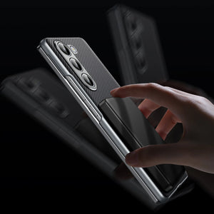 Galaxy Z Fold Series Luxury Carbon Fiber Magnetic Case