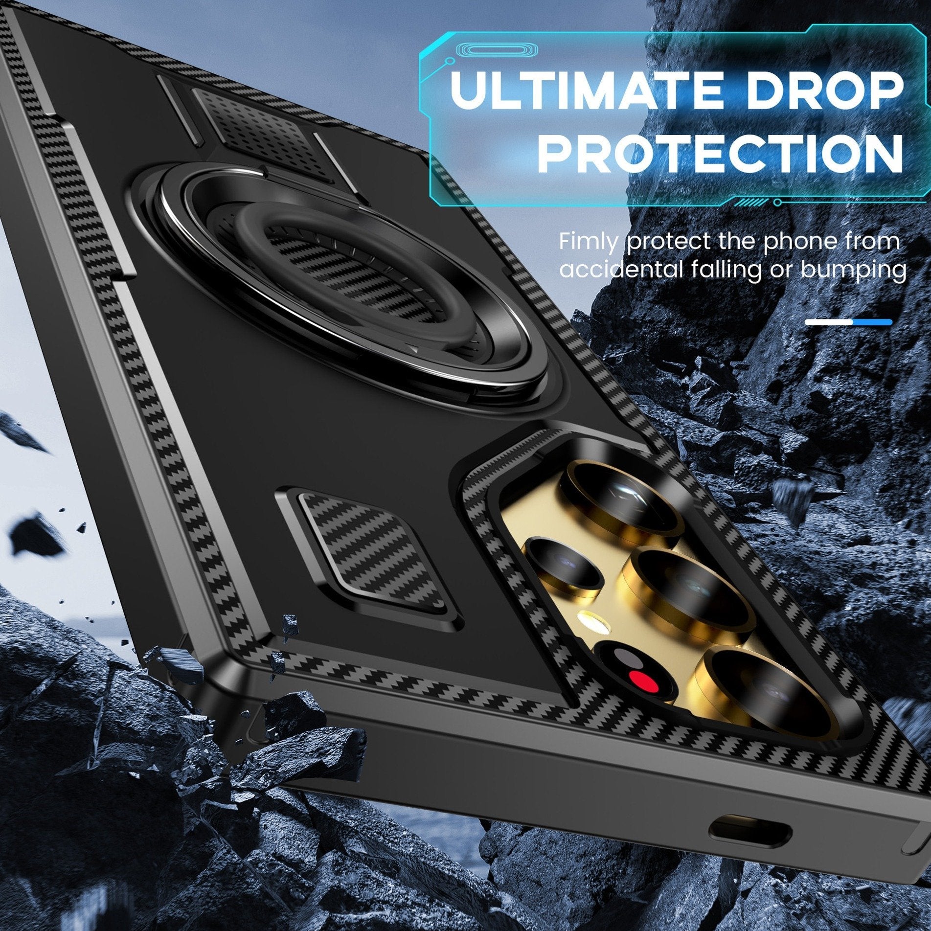 Vent Flow Heat Dissipating Rotating Ring Case - Samsung