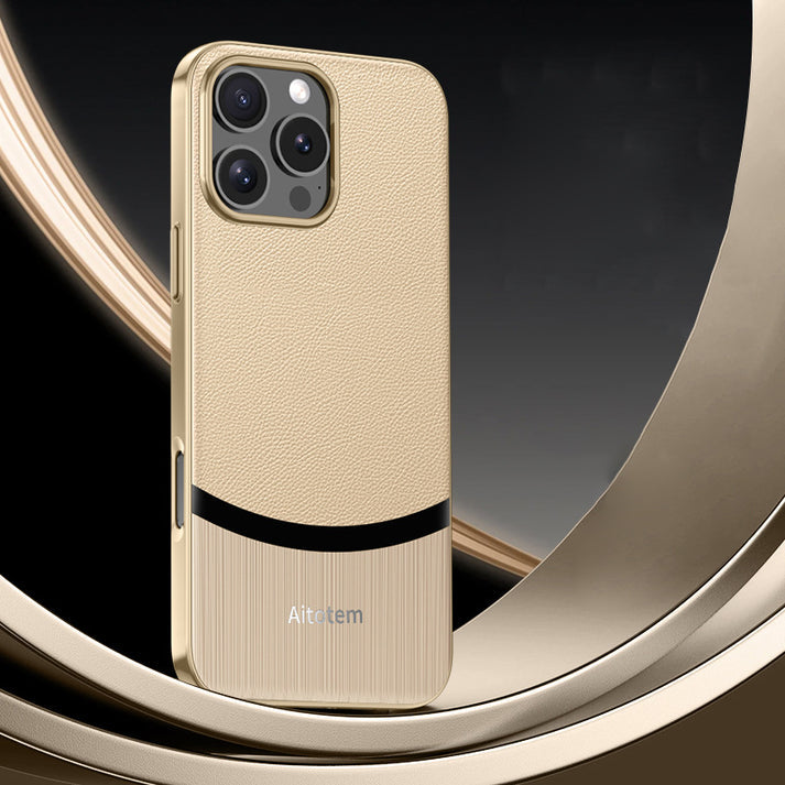 High-End Fine Grain Leather Case - iPhone