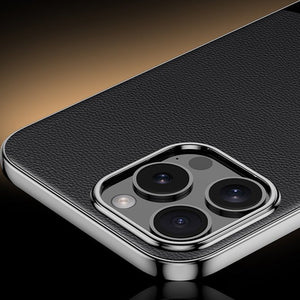 High-End Fine Grain Leather Case - iPhone