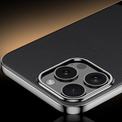 High-End Fine Grain Leather Case - iPhone