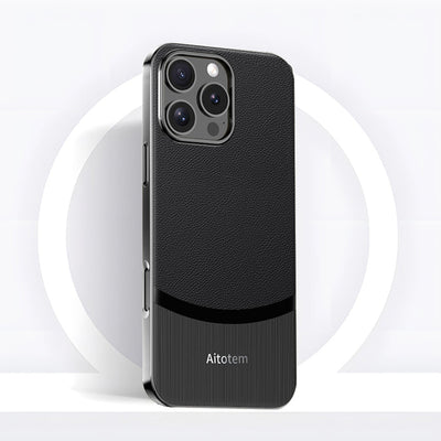 High-End Fine Grain Leather Case - iPhone