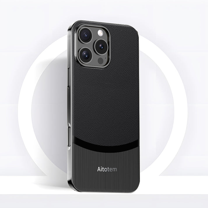 High-End Fine Grain Leather Case - iPhone