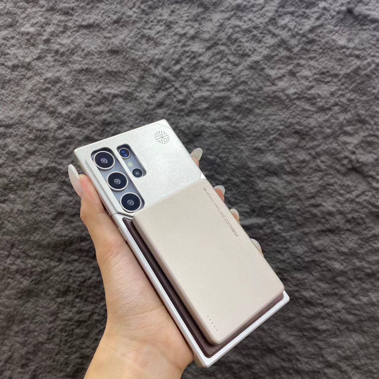 Nature Wood Grain Metallic Case - Samsung