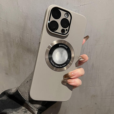 Matte Lens Film Shockproof Magsafe Case - iPhone
