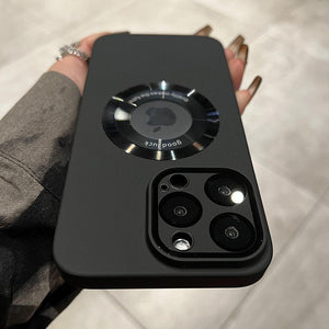 Matte Lens Film Shockproof Magsafe Case - iPhone