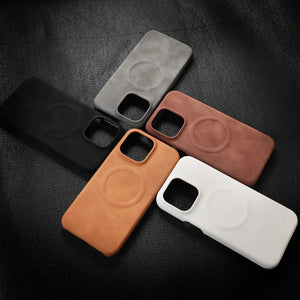 iPhone 16 Series Legacy Classic Leather Soft Touch Case