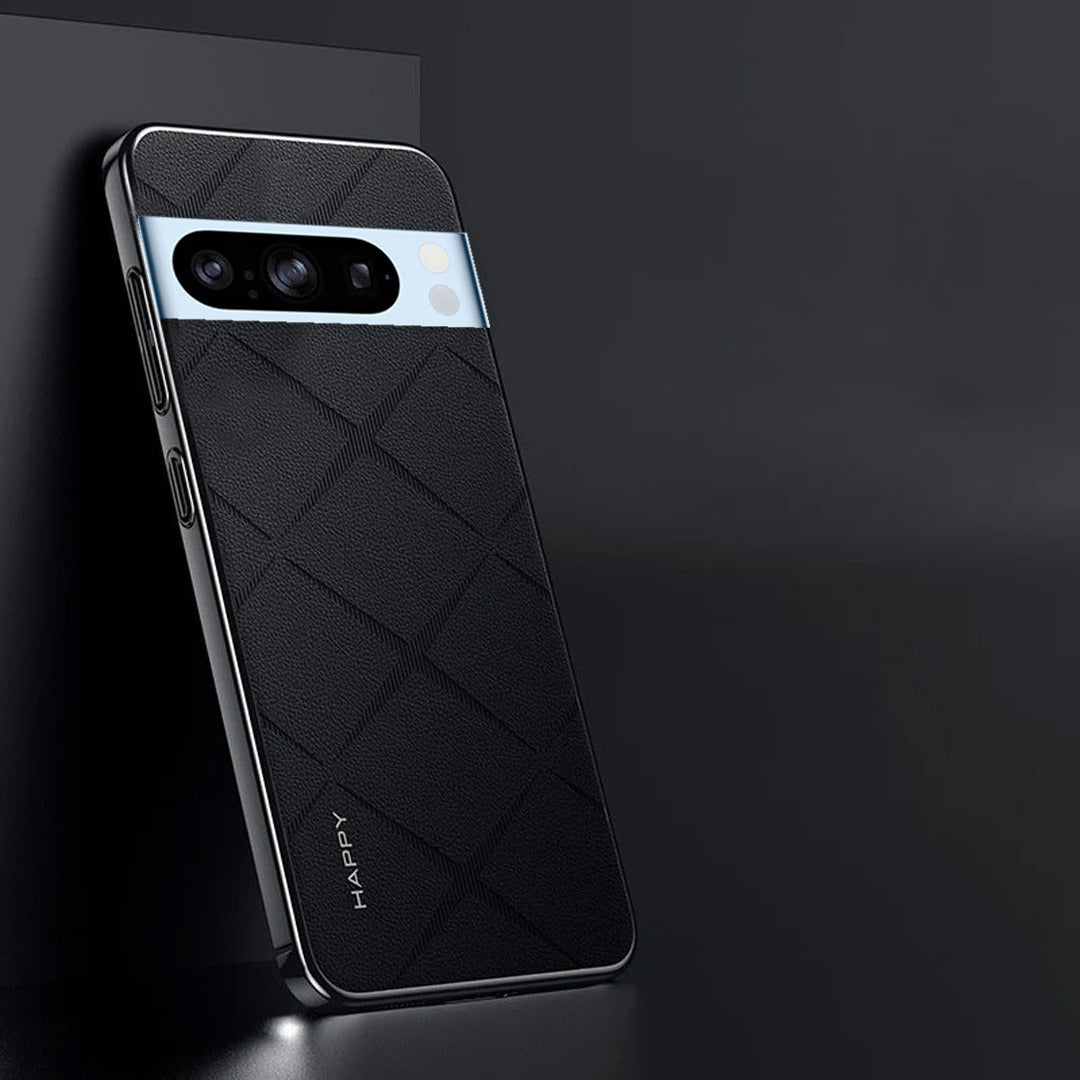 Google Pixel 9 Series Classy High-End Leather Business Case