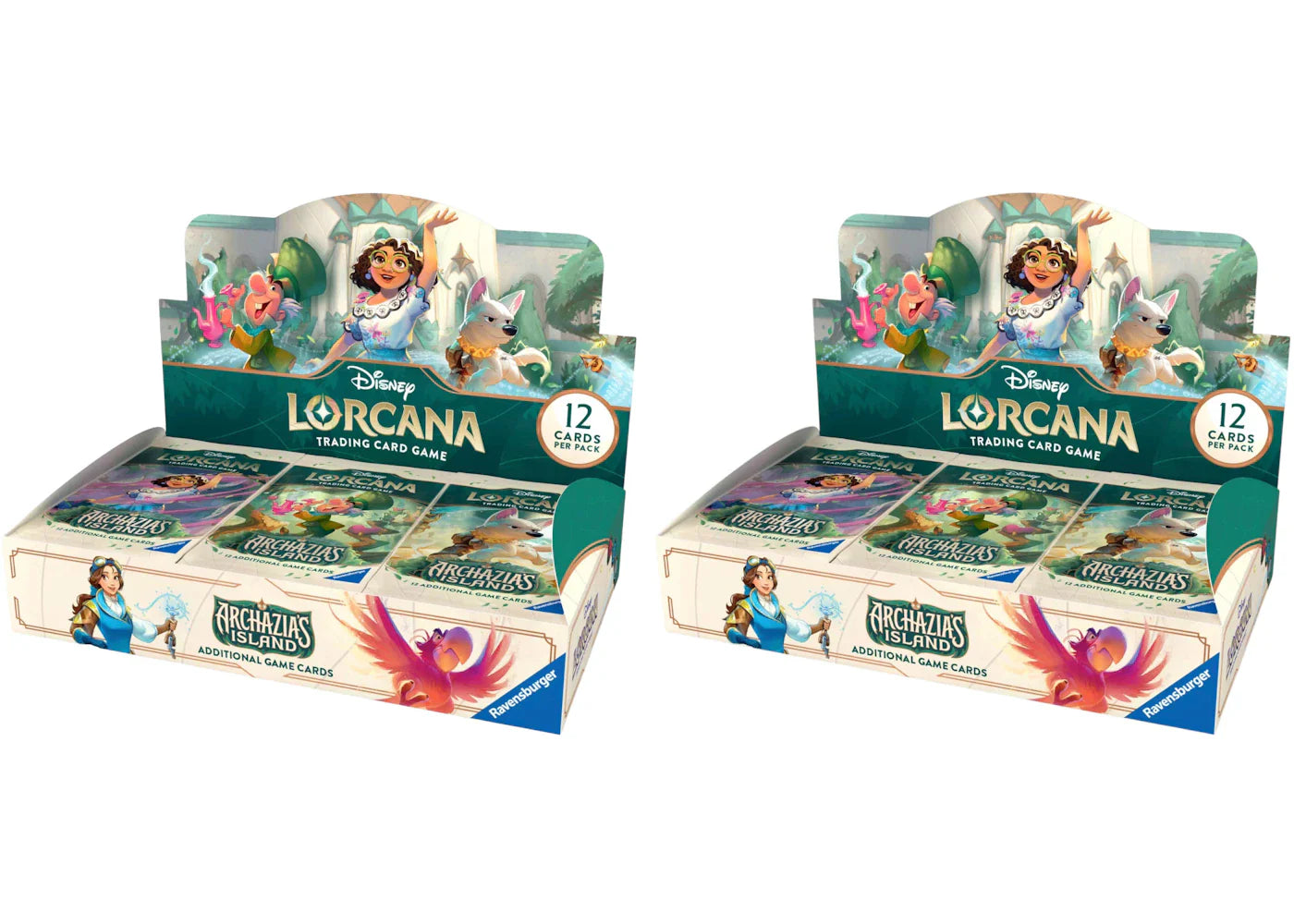 2025 Disney Lorcana TCG Archazia's Island Booster Tray 2x Lot