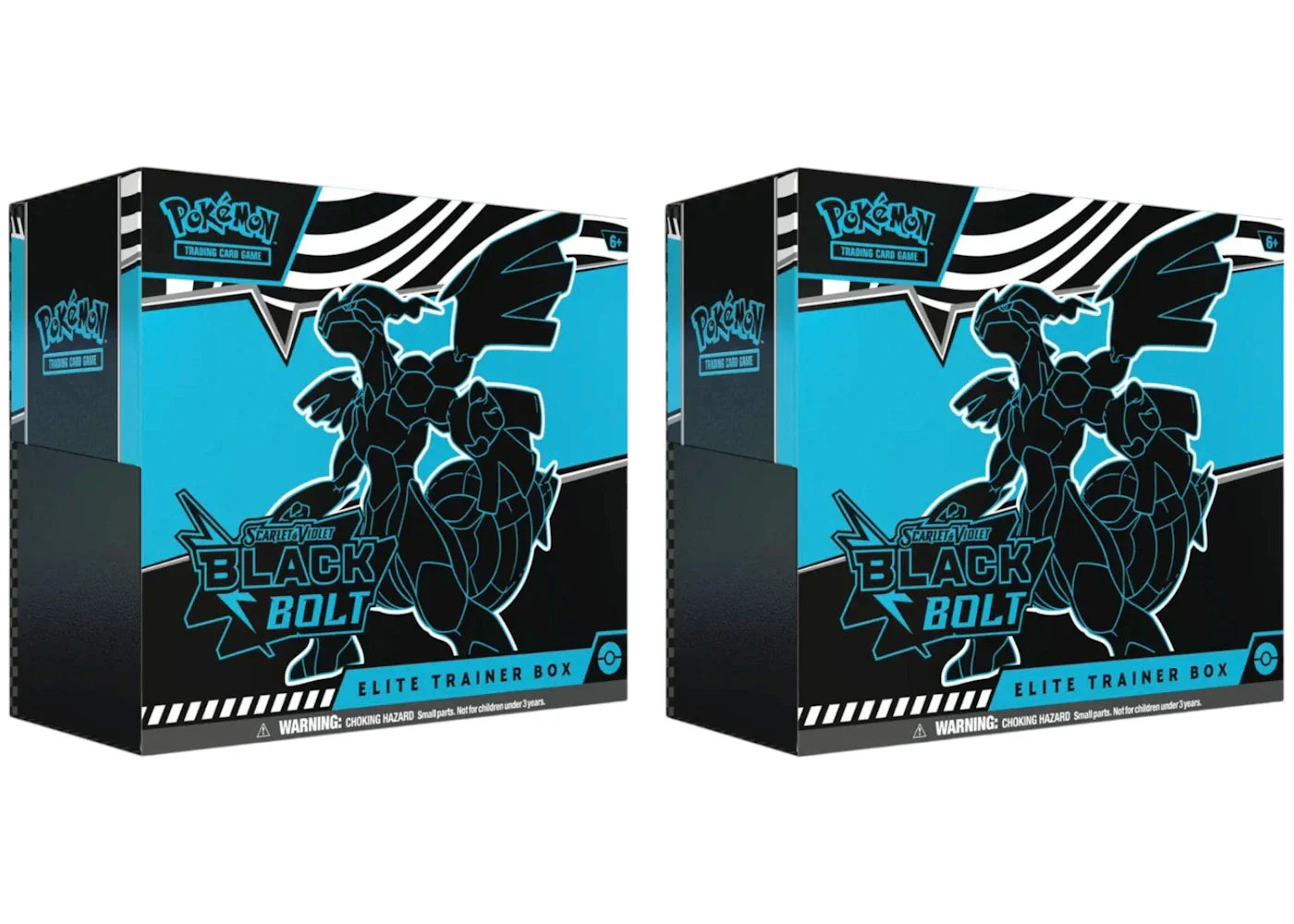 2025 Pokémon Scarlet & Violet Black Bolt Elite Trainer Box 2x Lot