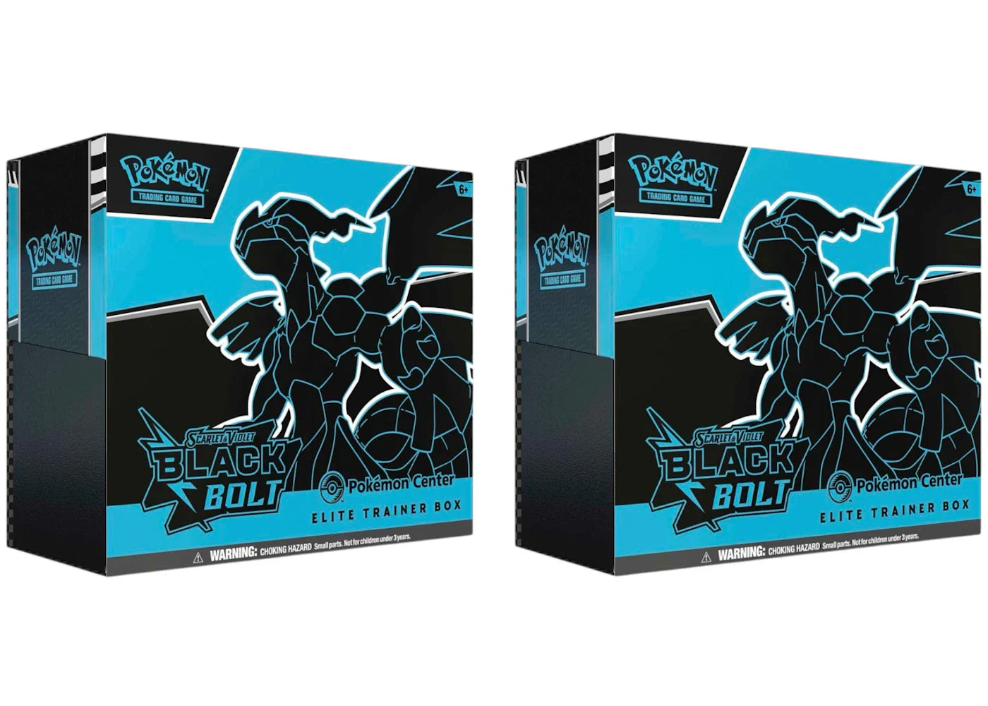 2025 Pokémon Scarlet & Violet Black Bolt Pokemon Center Elite Trainer Box 2x Lot