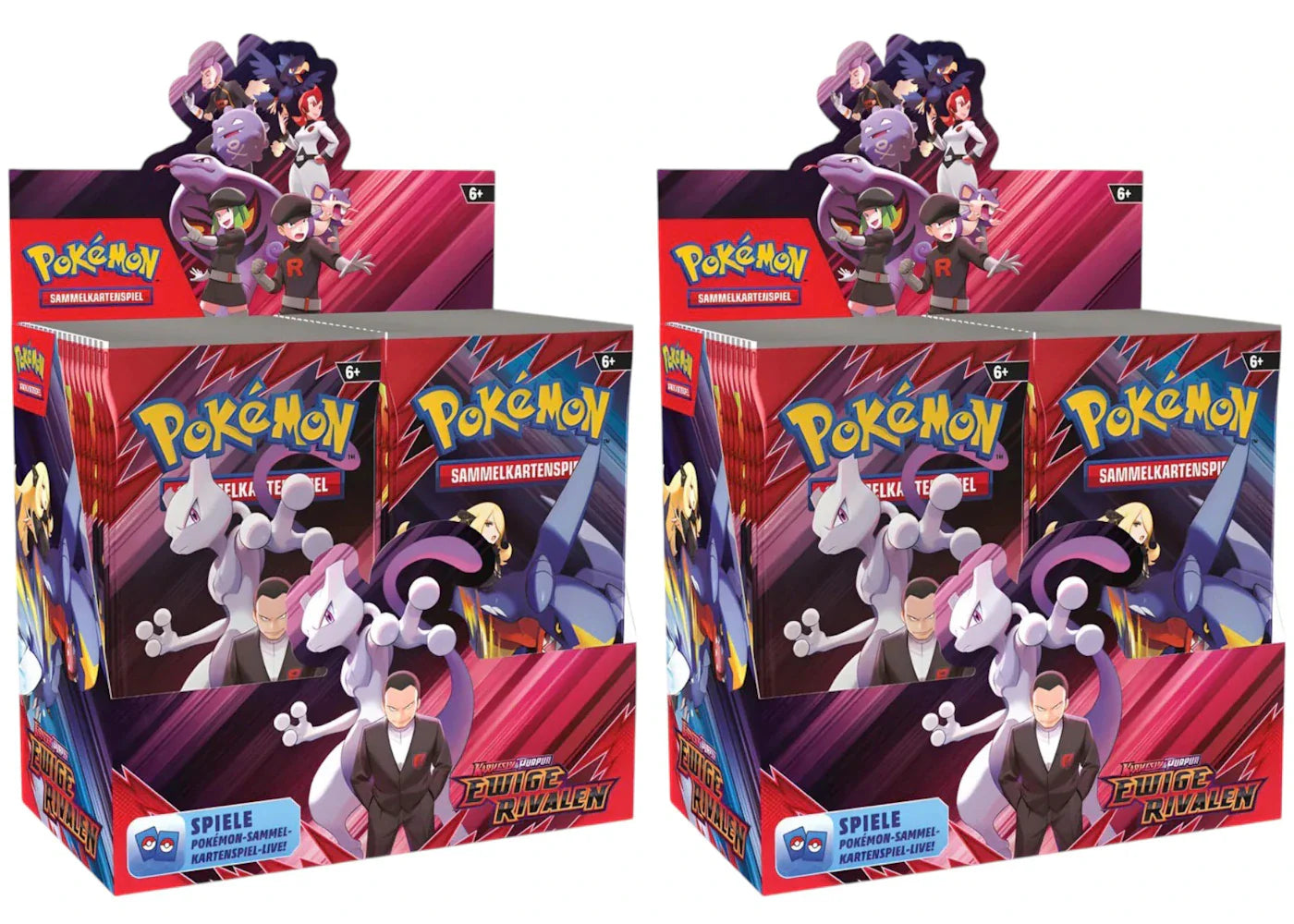 2025 Pokémon Scarlet & Violet Destined Rivals Booster Box 2x Lot (German)