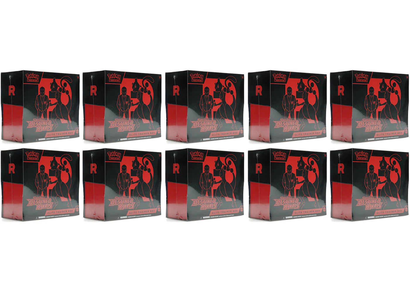 2025 Pokémon Scarlet & Violet Destined Rivals Elite Trainer Box 10x Lot