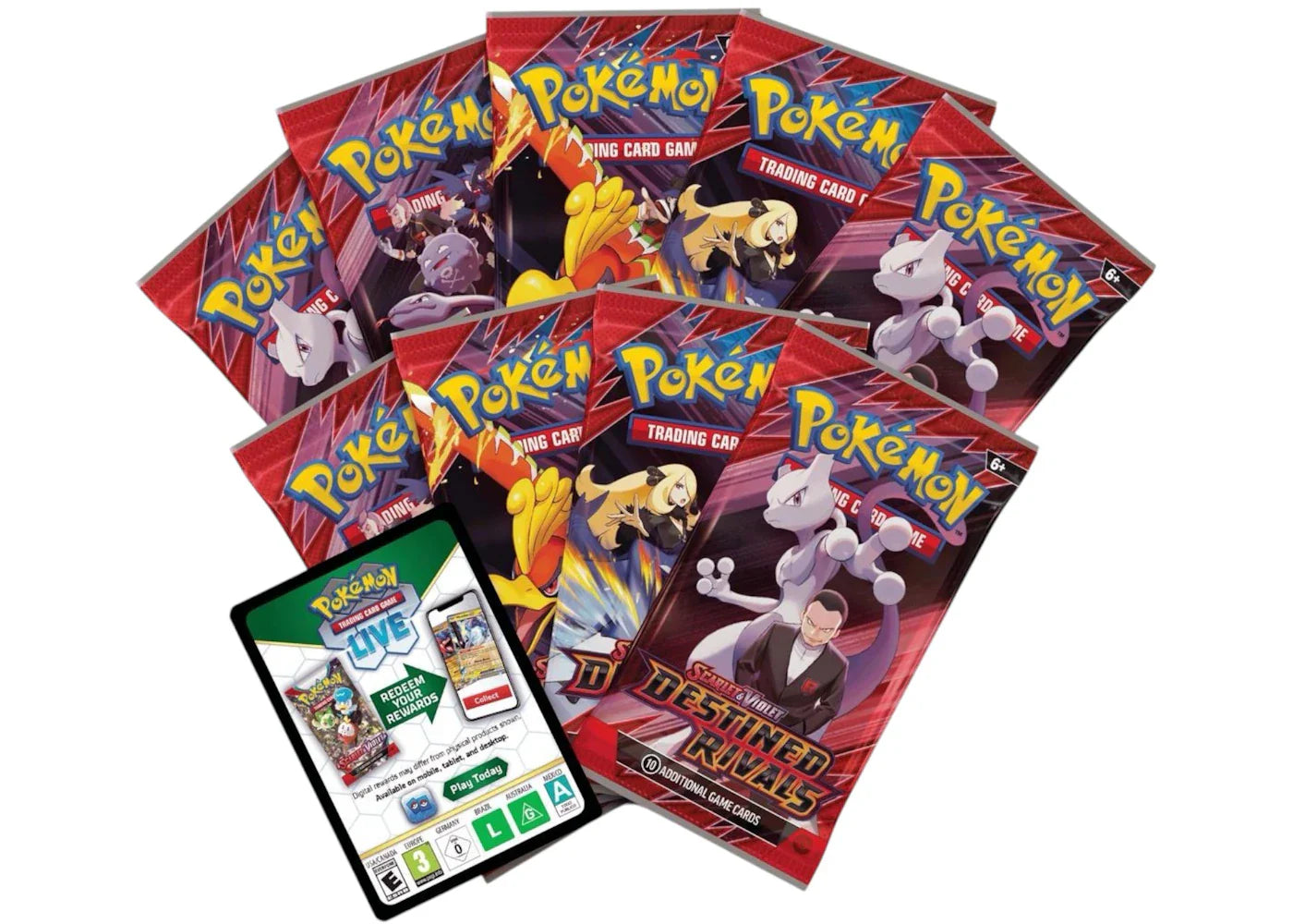 2025 Pokémon Scarlet & Violet Destined Rivals Elite Trainer Box 2x Lot