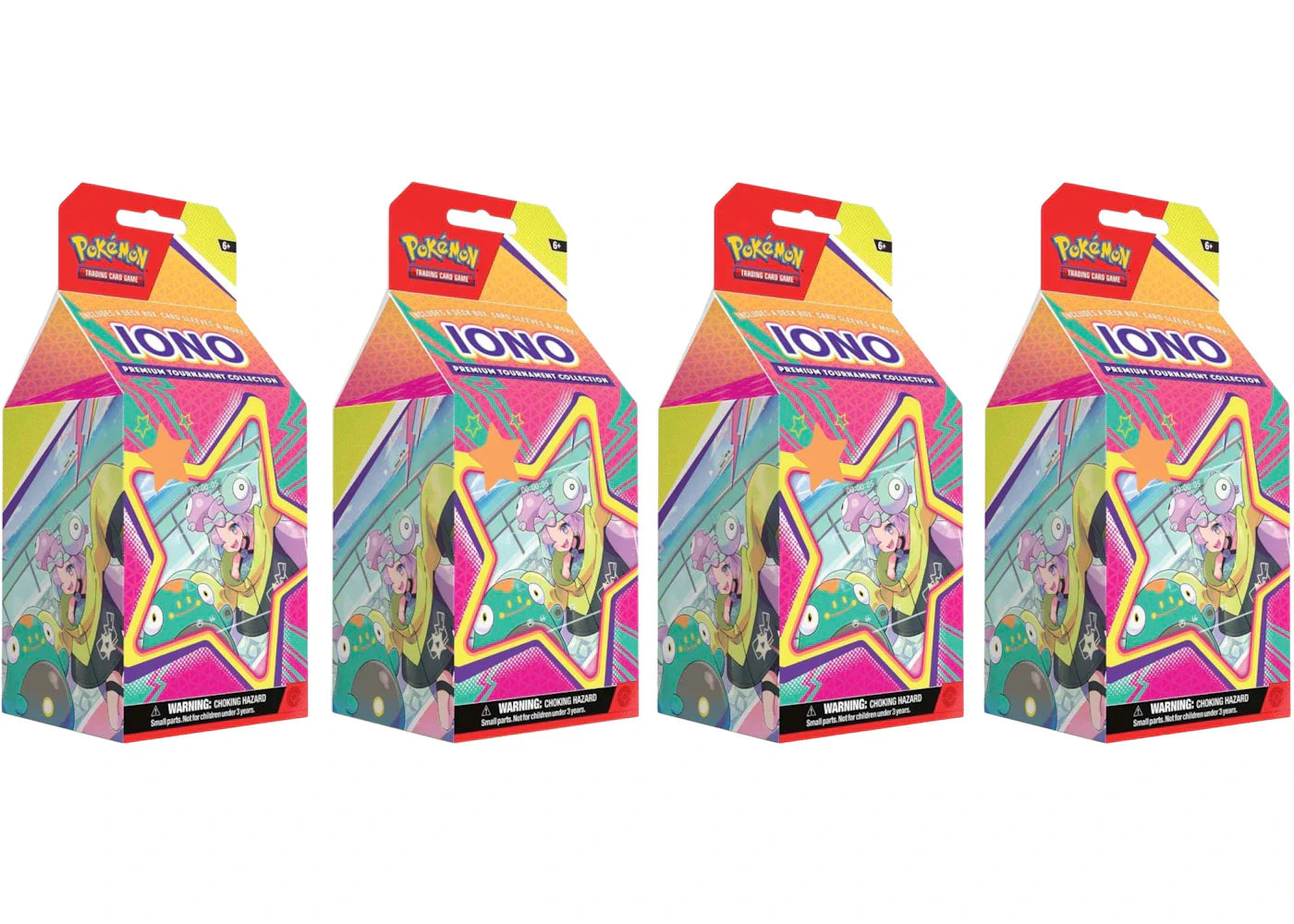 2025 Pokémon Scarlet & Violet Destined Rivals Iono Premium Tournament Collection 4x Lot