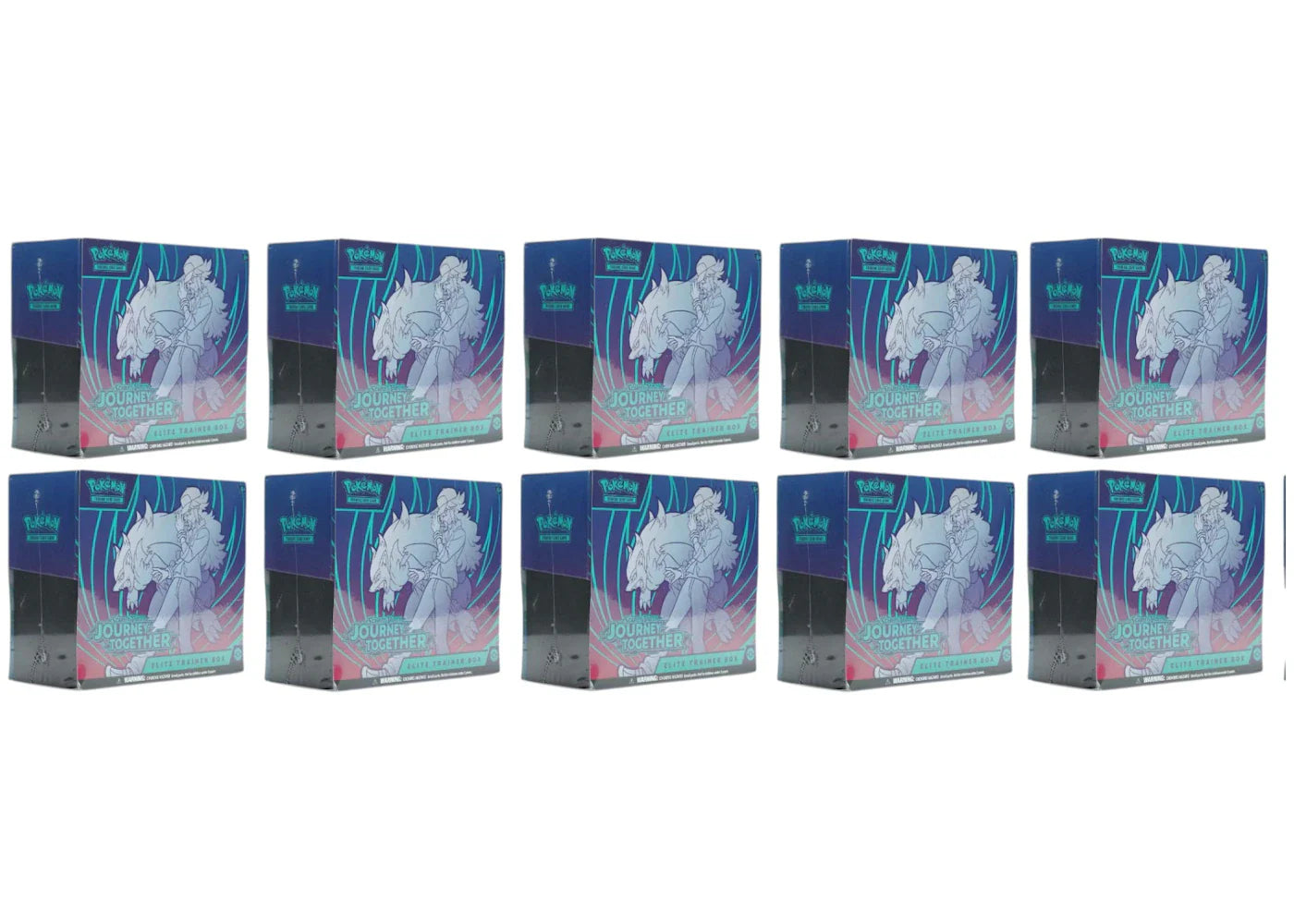 2025 Pokémon Scarlet & Violet Journey Together Elite Trainer Box 10x Lot