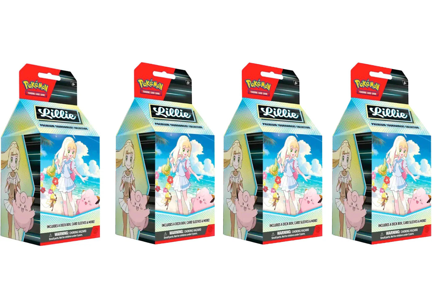 2025 Pokémon Scarlet & Violet Journey Together Lillie Premium Tournament Collection 4x Lot