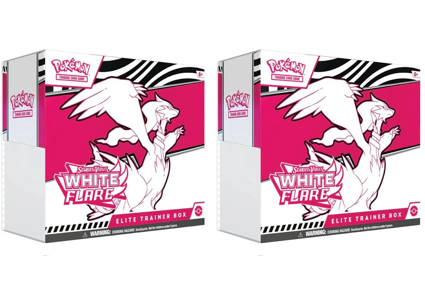 2025 Pokémon Scarlet & Violet White Flare Elite Trainer Box 2x Lot