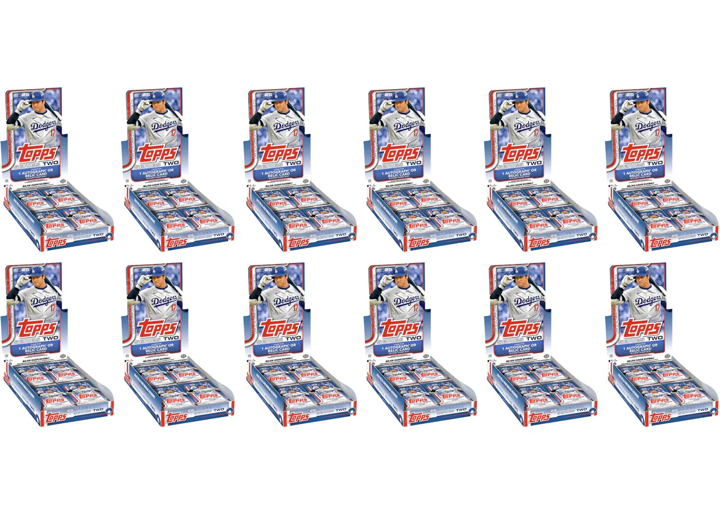 2025 Topps Series 2 Baseball Hobby Box 12x Lot