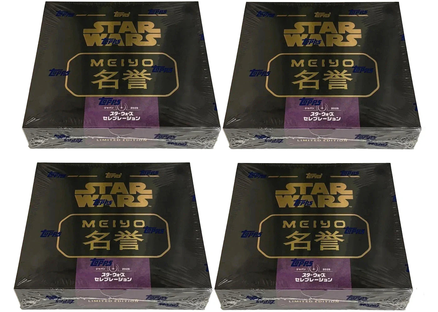 2025 Topps Star Wars Meiyo Japan Celebration Exclusive Box 4x Lot