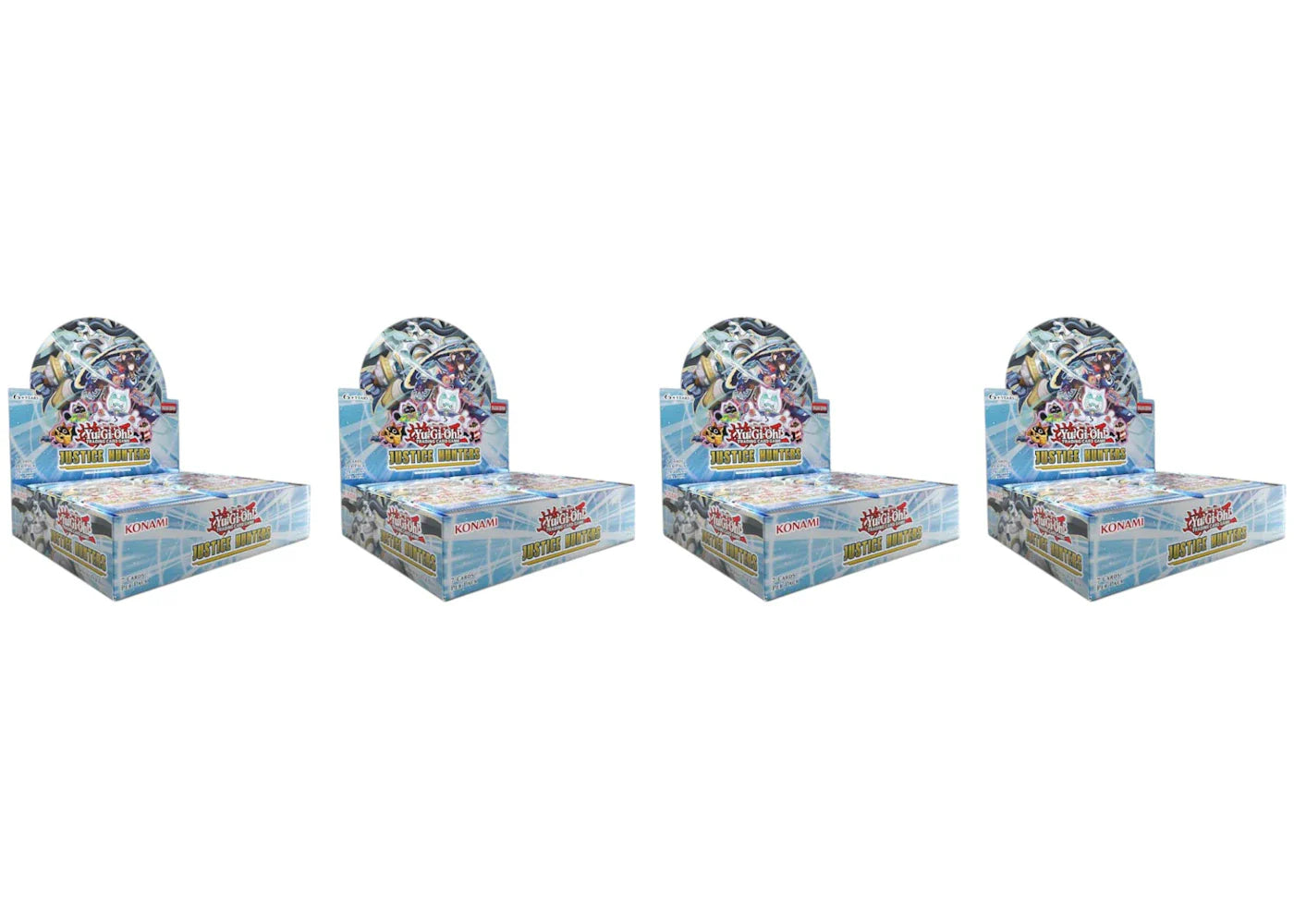 2025 Yu-Gi-Oh! Justice Hunters Booster Box 4x Lot