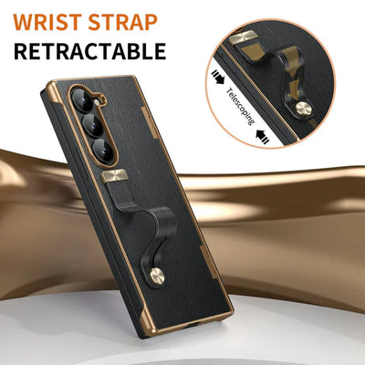 Luxury Wristband Business Leather Case - Samsung