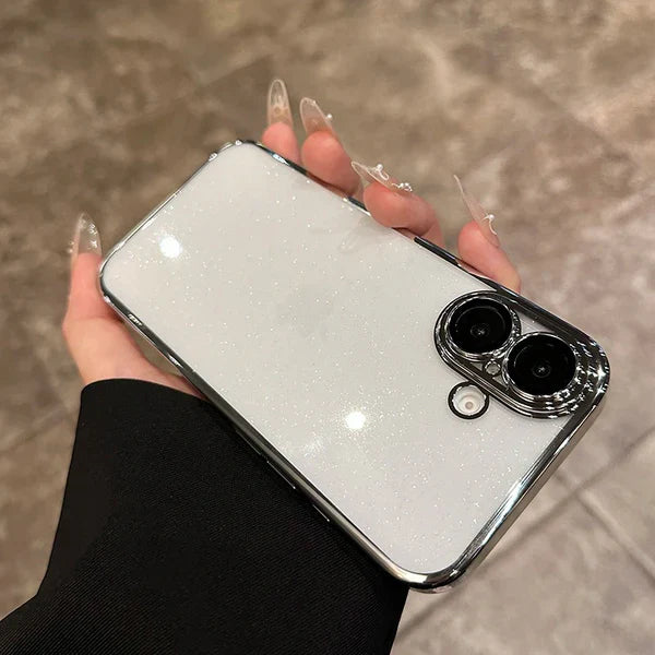 Luxury Clear Bling Lens Shield Case - iPhone