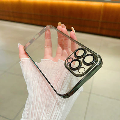 Luxury Clear Bling Lens Shield Case - iPhone