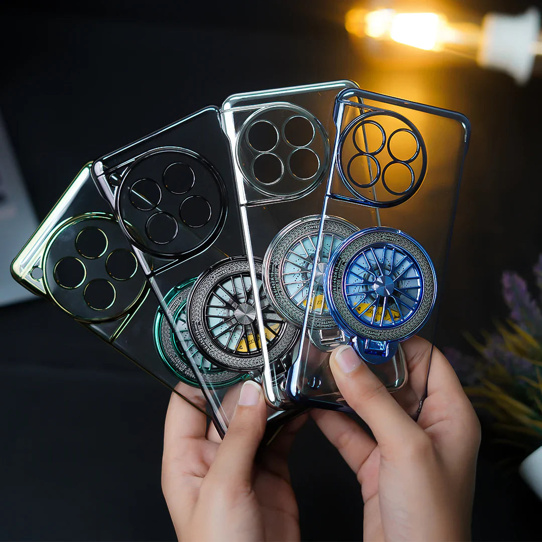 Crystal Clear Borderless Swivel Stand Case - OnePlus