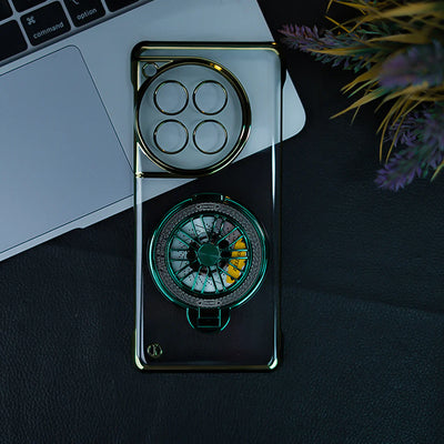 Crystal Clear Borderless Swivel Stand Case - OnePlus