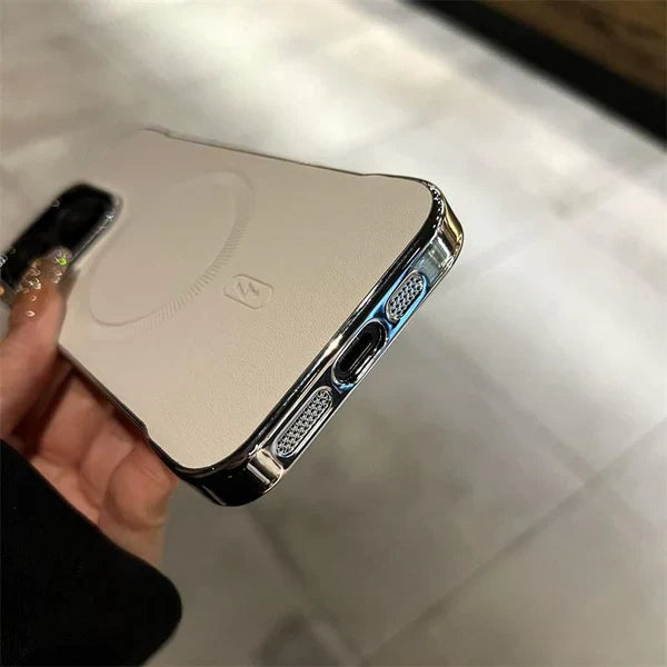Refined Frameless MagSafe Leather Case - iPhone