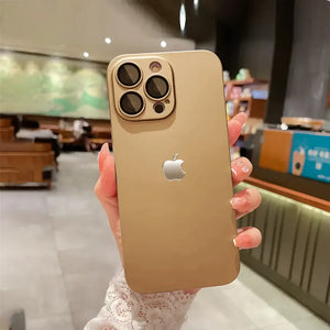 Luxury Matte Soft Case - iPhone