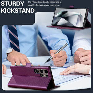 Elite Royal Flip Wallet Case - Samsung