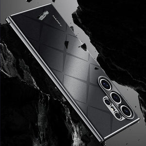 Galaxy S25 Series Classy High-End Leather Business Case