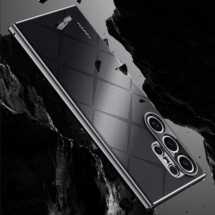 Galaxy S25 Series Classy High-End Leather Business Case