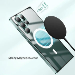 Galaxy S25 Series Luxury Ultra-Thin Magsafe Matte Metal Frame Case