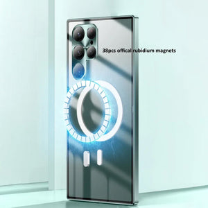 Galaxy S25 Series Luxury Ultra-Thin Magsafe Matte Metal Frame Case