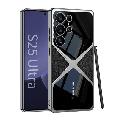 Galaxy S25 Series Polished Guard Business Leather Case