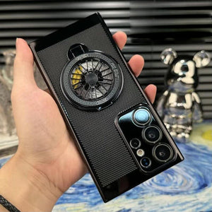 Galaxy S25 Series Brilliant Spin Rotating Wheel Stand Case