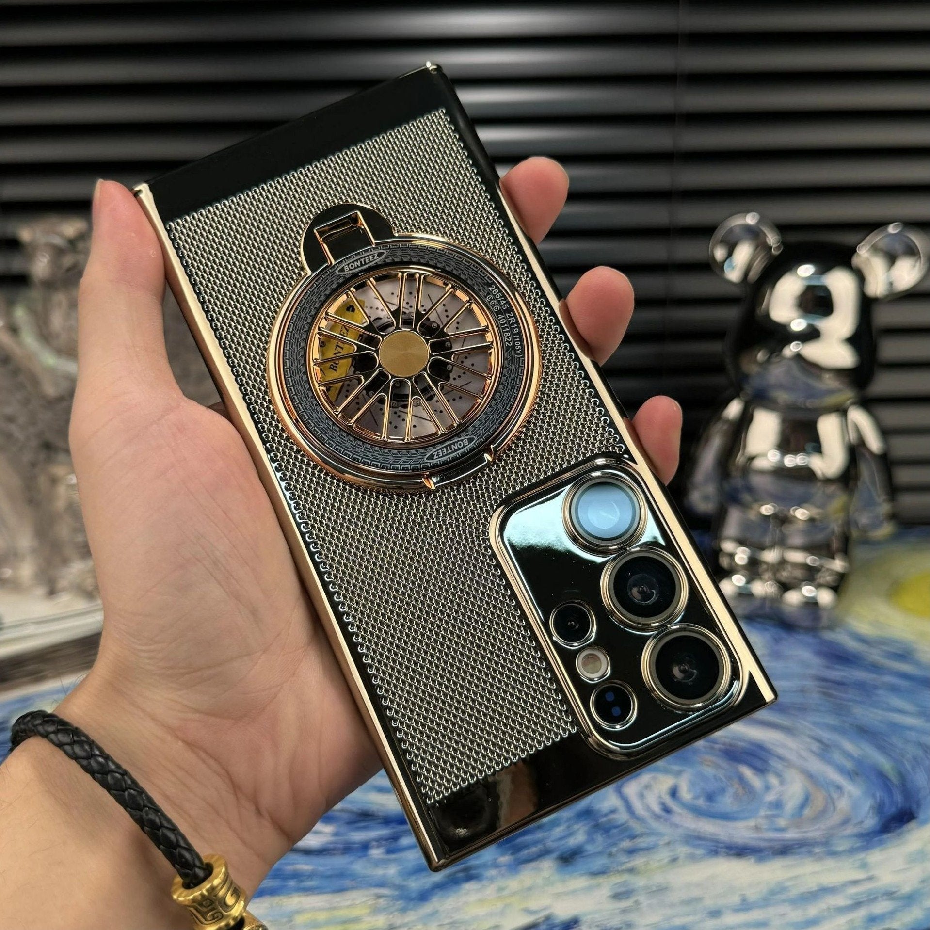 Galaxy S25 Series Brilliant Spin Rotating Wheel Stand Case