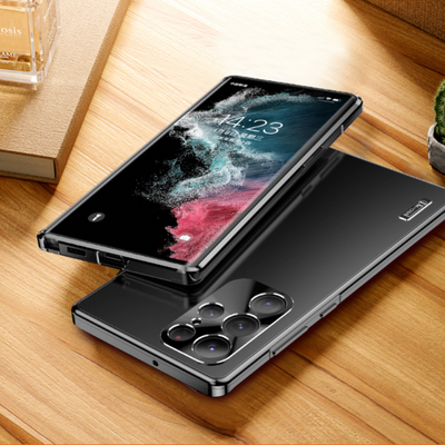 Galaxy S25 Series Luxury Magnetic Metal Frame Case