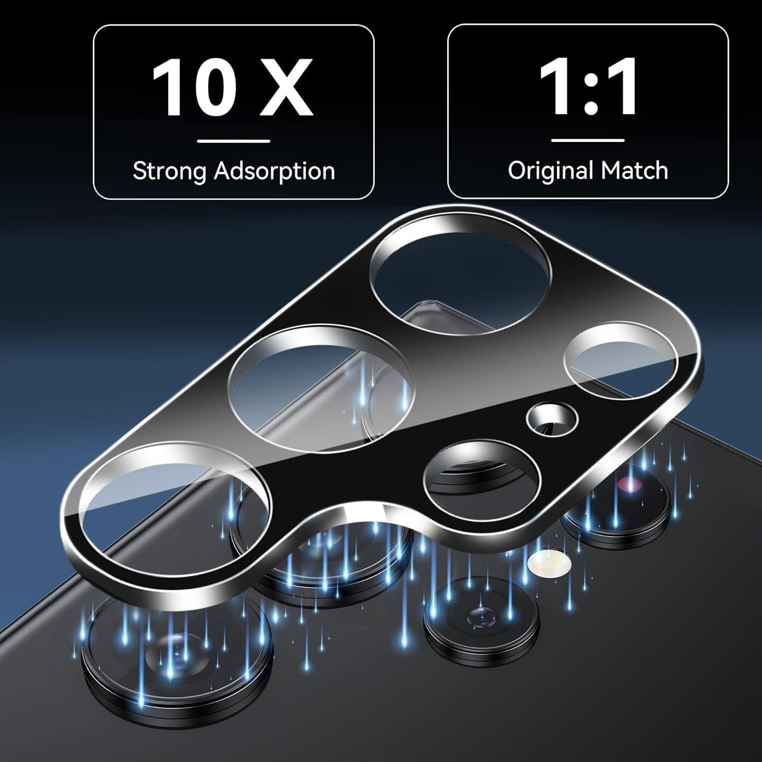 Galaxy S25 Series Metal Shield Lens Ring Protector