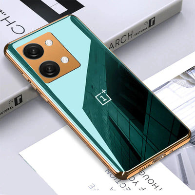 Premium Glossy Gold Edge Case - OnePlus