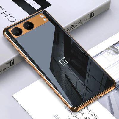 Premium Glossy Gold Edge Case - OnePlus