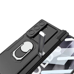 Galaxy Z Fold Series Innovative Folding Hinge Magnetic Bracket Case