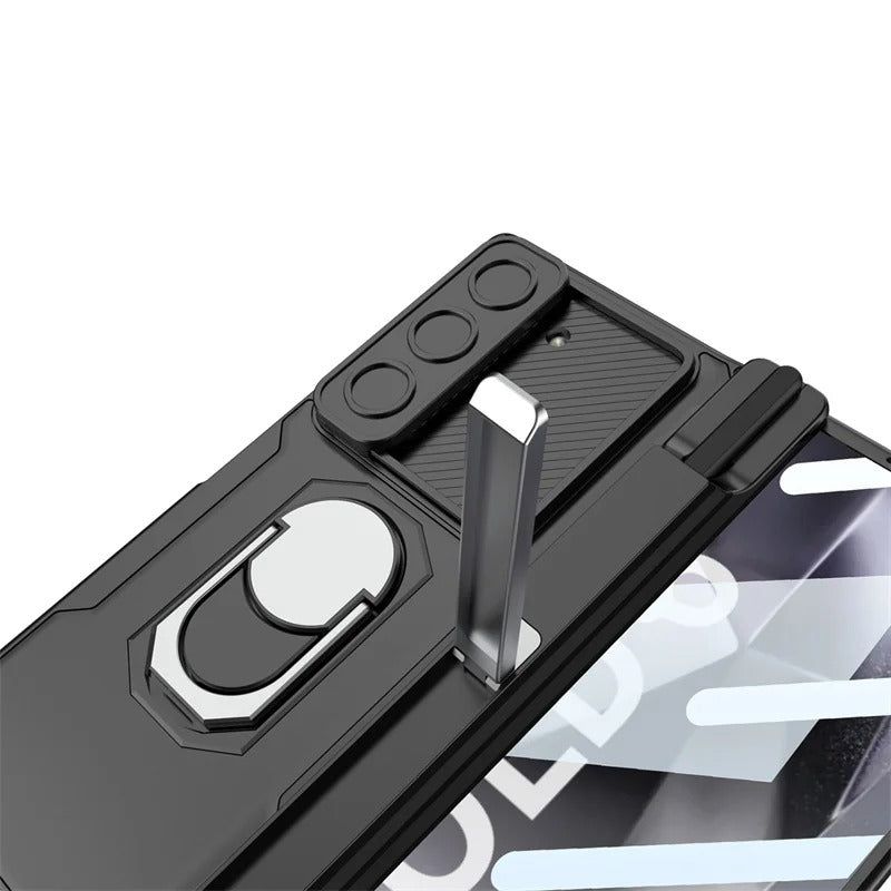 Galaxy Z Fold Series Innovative Folding Hinge Magnetic Bracket Case